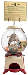  Ad-Lee Novelty 5 Cent E-Z Gumball Dispenser. Chicago, ca. 1...