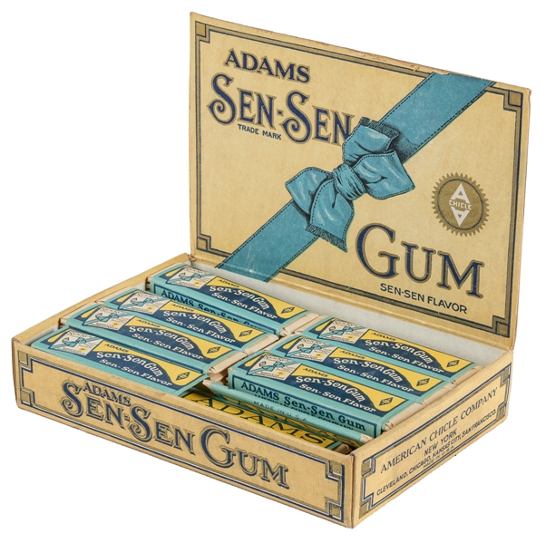  Adams Sen-Sen Gum in Original Box. New York: American Chicl...