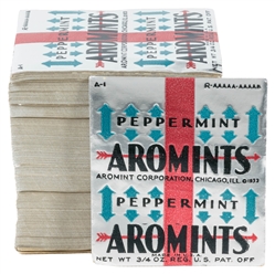  Aromints Peppermint Gum Wrappers Lot. Chicago: Aromint Corp...