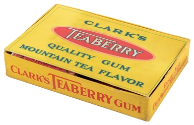  Clark's Teaberry Gum in Original Box. Pittsburgh: Clark Bro...