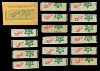  Dudleys Sweet Gum Lot of Five-Stick Packs. Nashville: Dudl...