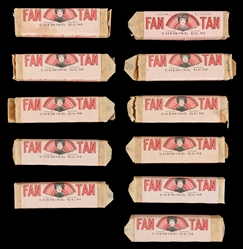  Fan Tan Gum. Group of 11 Packs. Dayton: Bee Bee Confection ...