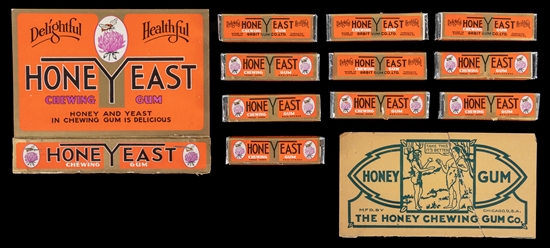  Honeyeast Chewing Gum Lot. Toronto: Orbit Gum Co., ca. 1920...