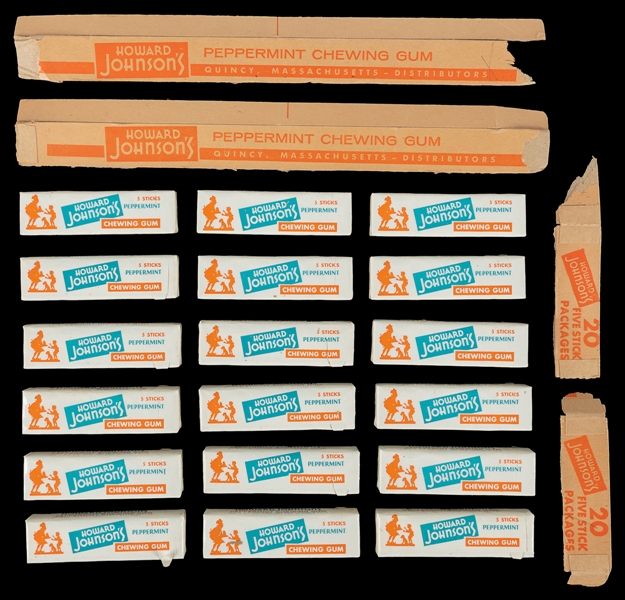  Howard Johnsons Peppermint Chewing Gum Lot. Quincy, Mass, ...
