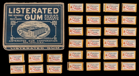  Listerated Gum Lot. New York: Listerated Gum Corp., ca. 192...