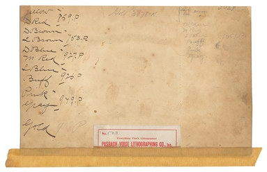  Pasbach-Voice Lithographing “La Contentos Original Cigar L...