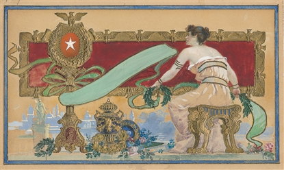  Schumacher & Ettlinger Cigar Label Original Artwork. Circa ...