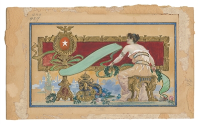  Schumacher & Ettlinger Cigar Label Original Artwork. Circa ...