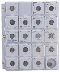  Canadian Coin Collection (136). Antique to modern coins (13...
