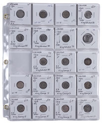  Canadian Coin Collection (136). Antique to modern coins (13...