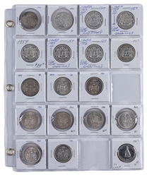  Canadian Coin Collection (136). Antique to modern coins (13...
