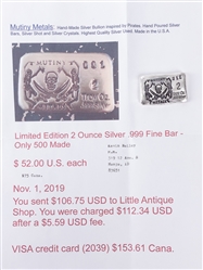  [COINS & SILVER]. Group of proof coins and silver. Includin...