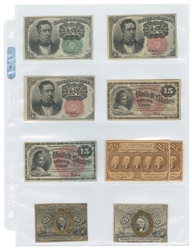 United States Fractional Currency Collection.