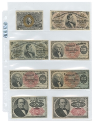 United States Fractional Currency Collection.